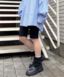 ISOOK | 【ISOOK / アイスー】バイカーパンツ / リブレギンス レギンスパンツ スパッツ リブパンツ レイヤードパンツ ZOZOTOWN限定(その他パンツ)