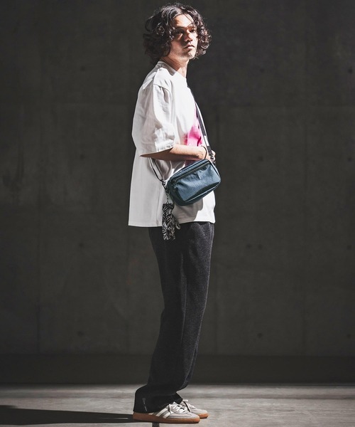 GLIMCLAP(グリムクラップ)の「mko13585- Nylon Fabric Compact Body Pack ボディパック(202-048-gls-cg)(ボディバッグ/ウエストポーチ・メンズ・ベージュ系その他/ネイビー/ブラック/カーキ・FREE)」の7枚目の写真