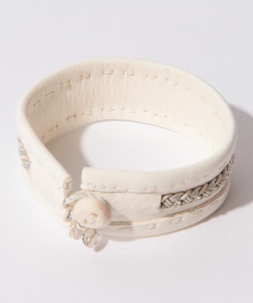 MARIA RUDMAN（マリア・ルドマン）の「MARIA RUDMAN / ＜Women's＞bc27 ブレスレット（ブレスレット・レディース・ブラウン系その他/ホワイト・ONE SIZE）」の6枚目の写真