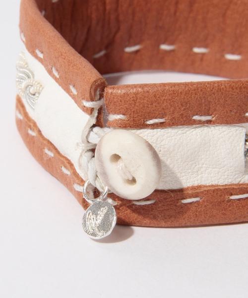 MARIA RUDMAN（マリア・ルドマン）の「MARIA RUDMAN / ＜Women's＞bc27 ブレスレット（ブレスレット・レディース・ブラウン系その他/ホワイト・ONE SIZE）」の9枚目の写真