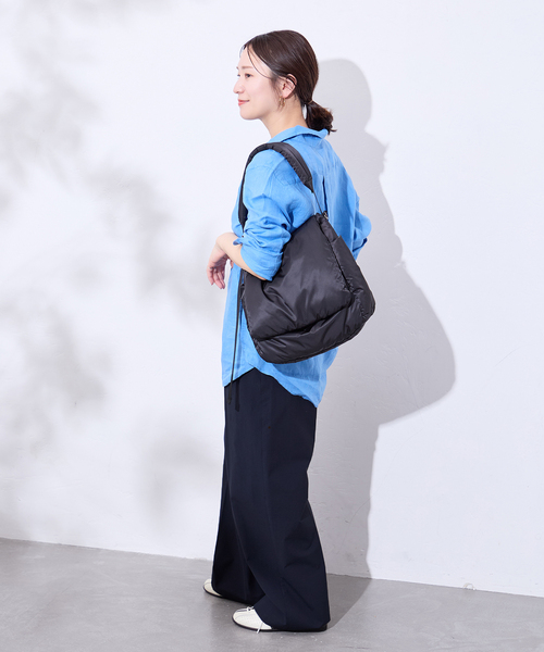 JOURNAL STANDARD（ジャーナルスタンダード）の「《追加3》【撥水/接触冷感/洗える/UV】リネンナイロンストレッチスラックス（スラックス・レディース・ライトグレー/ネイビー・34/38/36）」の14枚目の写真