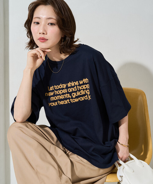 セール】限定展開 フロッキー ロゴ プリント 半袖 Tシャツ（Tシャツ