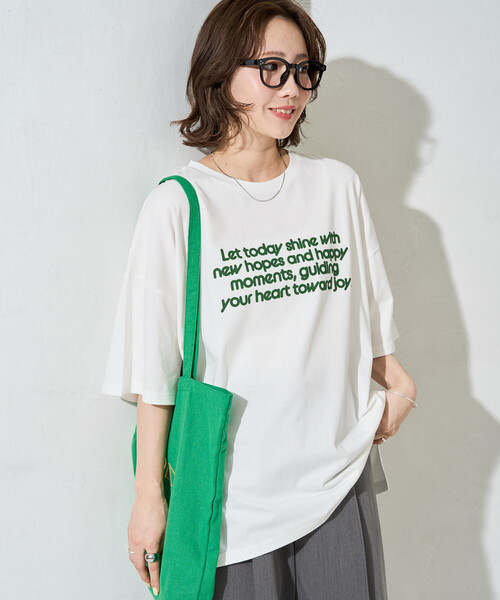 セール】限定展開 フロッキー ロゴ プリント 半袖 Tシャツ（Tシャツ