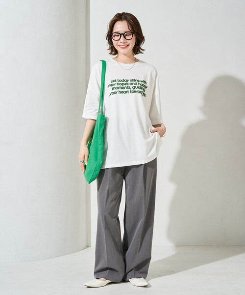 セール】限定展開 フロッキー ロゴ プリント 半袖 Tシャツ（Tシャツ