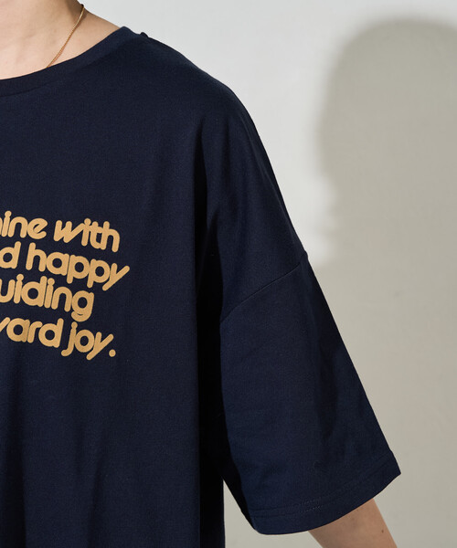 FREAK'S STORE(フリークスストア)の「限定展開 フロッキー ロゴ プリント 半袖 Tシャツ(Tシャツ/カットソー・レディース・ネイビー/ライトグレー/ブラウン/ピンク/ナチュラル/オフホワイト/ブラック・フリ-)」の13枚目の写真