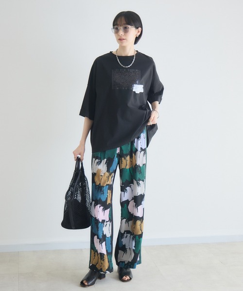 Paradise Picnic（パラダイスピクニック）の「33℃ スパンコールキラキラTシャツ（Tシャツ/カットソー・レディース・チャコールグレー/ブラック/ホワイト・FREE）」の20枚目の写真