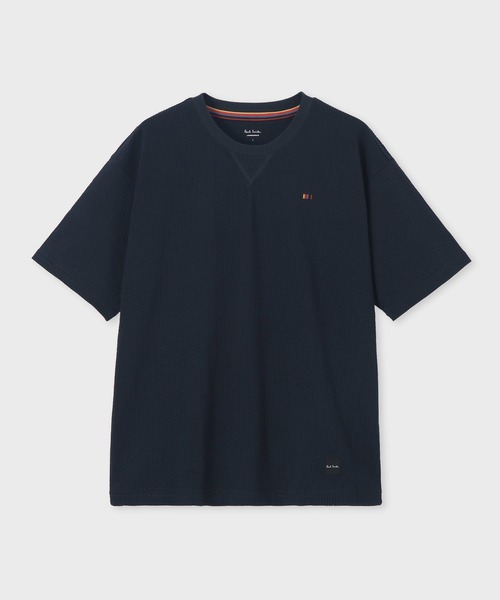 Paul Smith(ポールスミス)の「【ラウンジウェアー】ニットサッカー Tシャツ【853361 7386】(Tシャツ/カットソー・メンズ・ブラック/グレー/ネイビー・MEDIUM/LARGE)」の1枚目の写真