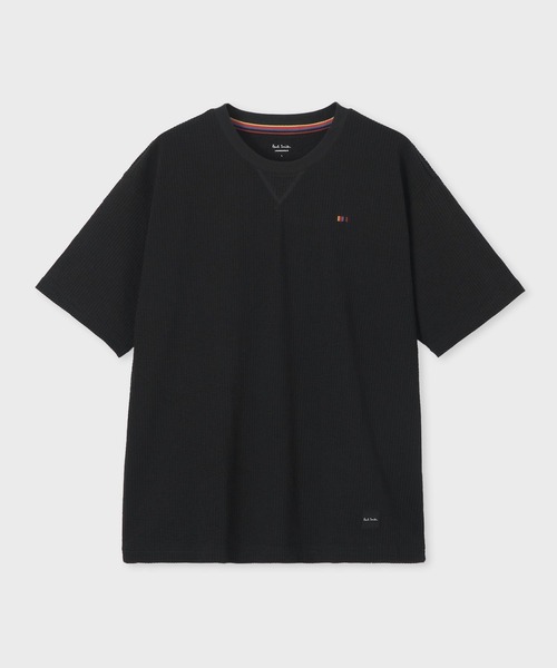 Paul Smith(ポールスミス)の「【ラウンジウェアー】ニットサッカー Tシャツ【853361 7386】(Tシャツ/カットソー・メンズ・ブラック/グレー/ネイビー・MEDIUM/LARGE)」の2枚目の写真