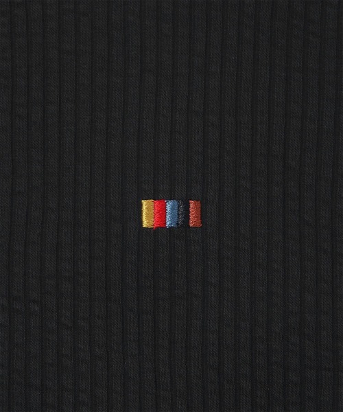 Paul Smith(ポールスミス)の「【ラウンジウェアー】ニットサッカー Tシャツ【853361 7386】(Tシャツ/カットソー・メンズ・ブラック/グレー/ネイビー・MEDIUM/LARGE)」の6枚目の写真