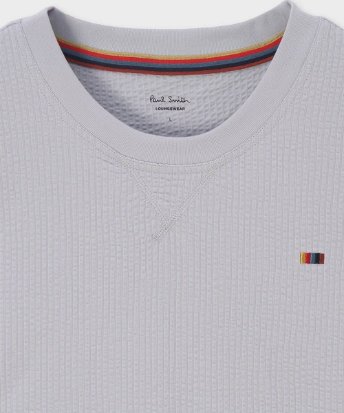 Paul Smith(ポールスミス)の「【ラウンジウェアー】ニットサッカー Tシャツ【853361 7386】(Tシャツ/カットソー・メンズ・ブラック/グレー/ネイビー・MEDIUM/LARGE)」の7枚目の写真