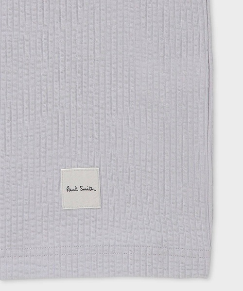 Paul Smith(ポールスミス)の「【ラウンジウェアー】ニットサッカー Tシャツ【853361 7386】(Tシャツ/カットソー・メンズ・ブラック/グレー/ネイビー・MEDIUM/LARGE)」の8枚目の写真