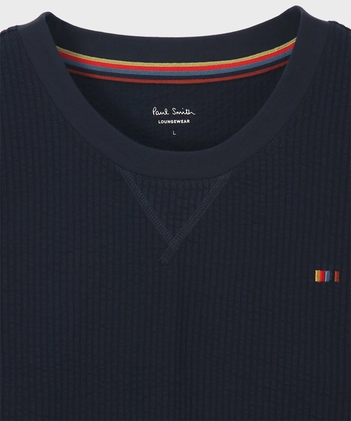 Paul Smith(ポールスミス)の「【ラウンジウェアー】ニットサッカー Tシャツ【853361 7386】(Tシャツ/カットソー・メンズ・ブラック/グレー/ネイビー・MEDIUM/LARGE)」の10枚目の写真