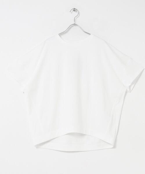 FORK&SPOON(フォークアンドスプーン)の「FORK&SPOON コクーンショートスリーブTシャツ(Tシャツ/カットソー・レディース・パープル/オフホワイト/ブラック・1)」の11枚目の写真