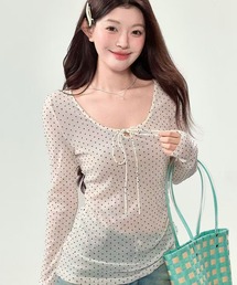 メッシュ長袖Tシャツ