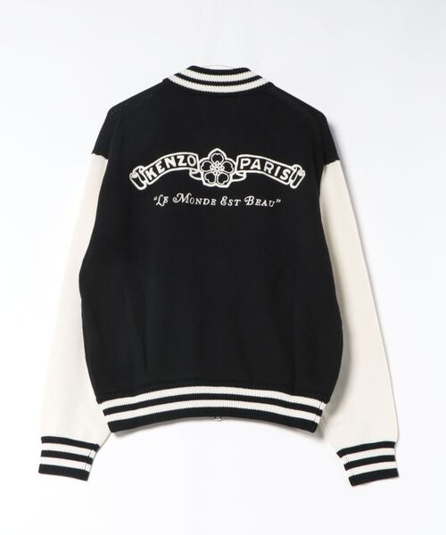 KENZO(ケンゾー)の「'KENZO Paris Emblem' バーシティ カーディガン イン ミックス コットン(カーディガン/ボレロ・メンズ・ブラック系その他5・SMALL/MEDIUM/LARGE)」の8枚目の写真