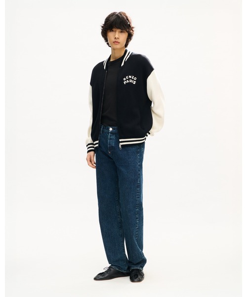 KENZO（ケンゾー）の「'KENZO Paris Emblem' バーシティ カーディガン イン ミックス コットン（カーディガン/ボレロ・メンズ・ブラック系その他5・SMALL/MEDIUM）」の5枚目の写真