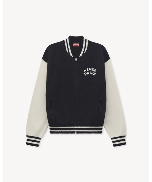 KENZO（ケンゾー）の「'KENZO Paris Emblem' バーシティ カーディガン イン ミックス コットン（カーディガン/ボレロ・メンズ・ブラック系その他5・SMALL/MEDIUM）」の6枚目の写真
