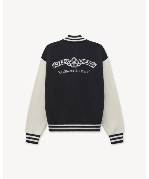 KENZO（ケンゾー）の「'KENZO Paris Emblem' バーシティ カーディガン イン ミックス コットン（カーディガン/ボレロ・メンズ・ブラック系その他5・SMALL/MEDIUM）」の7枚目の写真