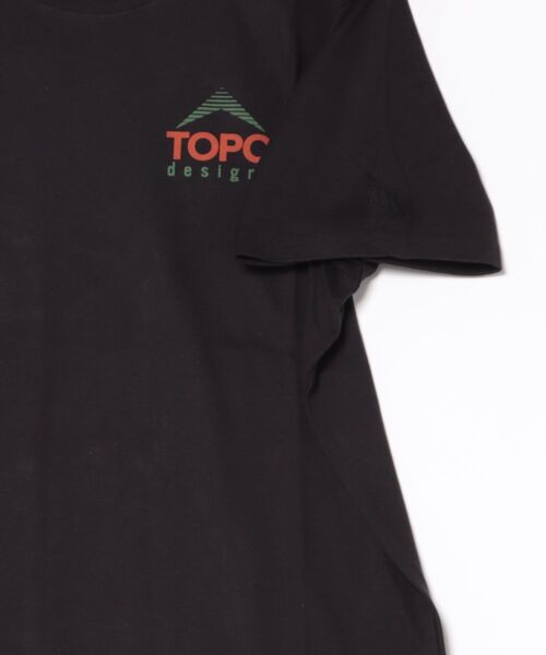 TOPO DESIGNS(トポデザインズ)の「究極のベーシック【TOPO DESIGNS】Retro Icon Tee S/S M(Tシャツ/カットソー・メンズ・ブラック・SMALL/LARGE/MEDIUM)」の2枚目の写真