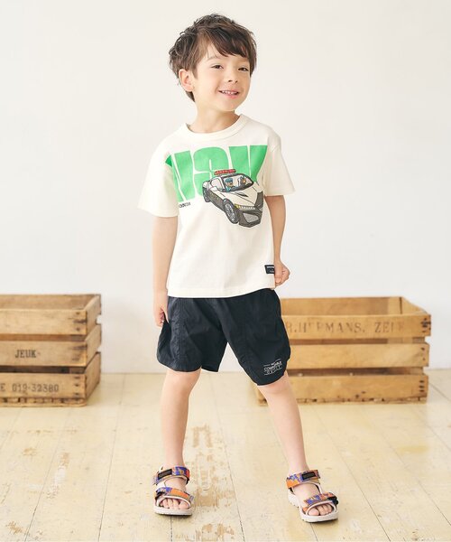 F.O.KIDS(エフオーキッズ)の「【撥水加工】ふわっとエアリーショーツ(その他パンツ・キッズ・オレンジ/ライム/カーキ/ブラック/ブルー・160/150/140/130/120/110/100/90/80)」の7枚目の写真