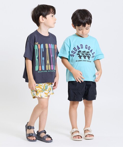 F.O.KIDS(エフオーキッズ)の「【撥水加工】ふわっとエアリーショーツ(その他パンツ・キッズ・オレンジ/ライム/カーキ/ブラック/ブルー・160/150/140/130/120/110/100/90/80)」の9枚目の写真