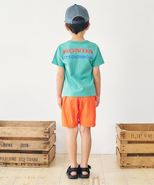 F.O.KIDS(エフオーキッズ)の「【撥水加工】ふわっとエアリーショーツ(その他パンツ・キッズ・オレンジ/ライム/カーキ/ブラック/ブルー・160/150/140/130/120/110/100/90/80)」の15枚目の写真