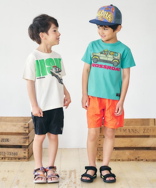 F.O.KIDS(エフオーキッズ)の「【撥水加工】ふわっとエアリーショーツ(その他パンツ・キッズ・オレンジ/ライム/カーキ/ブラック/ブルー・160/150/140/130/120/110/100/90/80)」の16枚目の写真