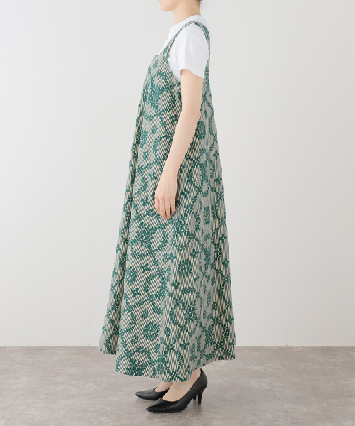 SARA MALLIKA/サラマリカ】 Cotton Flower Signal Print：ワンピース