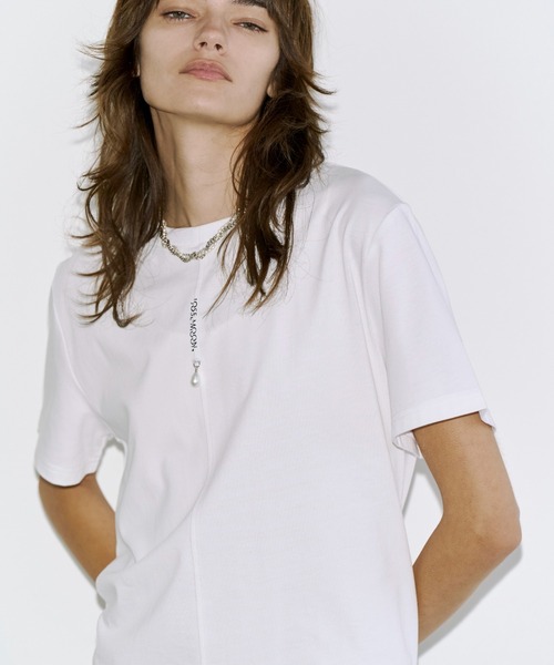 JOSE MOON(ジョゼムーン)の「JOSEMOON LOGO OVER T-SHIRT/ジョゼムーンロゴオーバーTシャツ(Tシャツ/カットソー・レディース・ホワイト/グレー/ブラック・FREE)」の20枚目の写真