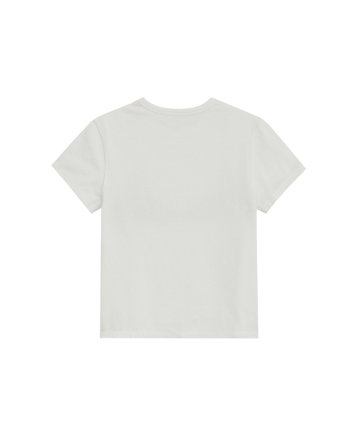DEFGARMENTS（デフグラメンツ）の「PEARL BUTTON BRALETTE T-SHIRTS [WHITE]（Tシャツ/カットソー・レディース・その他・SMALL/MEDIUM）」の6枚目の写真