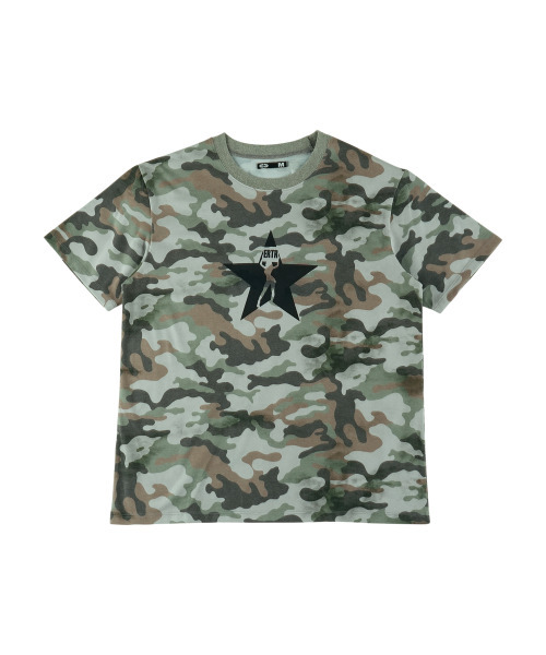 ERTR(イーアールティーアール)の「Star Picket Girl T-Shirt Camo(Tシャツ/カットソー・レディース・その他・SMALL/MEDIUM/LARGE)」の2枚目の写真