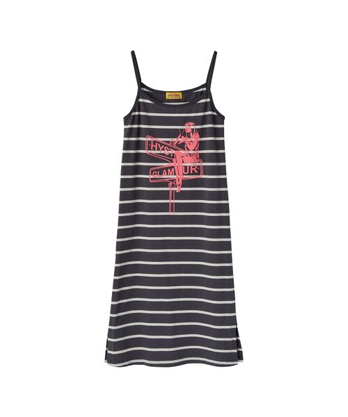 HYSTERIC GLAMOUR（ヒステリックグラマー）の「HG INTERSECTION ワンピース（ワンピース・レディース・ピンク/チャコールグレー/ブルー・FREE）」の2枚目の写真