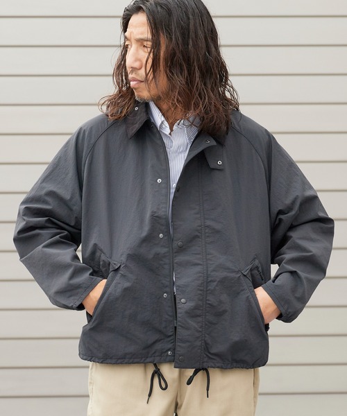 Barbour(バブアー)の「Barbour/バブアー transport nylon casual jacket トランスポート ナイロン ジャケット 2026年春夏春服 夏服(ナイロンジャケット・メンズ・ブラック/グリーン・36/38/40)」の1枚目の写真