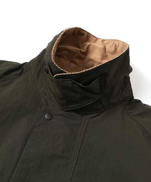Barbour(バブアー)の「Barbour/バブアー transport nylon casual jacket トランスポート ナイロン ジャケット 2026年春夏春服 夏服(ナイロンジャケット・メンズ・ブラック/グリーン・36/38/40)」の8枚目の写真