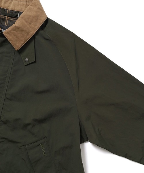 Barbour(バブアー)の「Barbour/バブアー transport nylon casual jacket トランスポート ナイロン ジャケット 2026年春夏春服 夏服(ナイロンジャケット・メンズ・ブラック/グリーン・36/38/40)」の7枚目の写真
