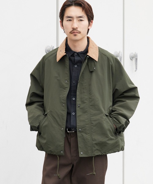 Barbour(バブアー)の「Barbour/バブアー transport nylon casual jacket トランスポート ナイロン ジャケット 2026年春夏春服 夏服(ナイロンジャケット・メンズ・ブラック/グリーン・36/38/40)」の22枚目の写真