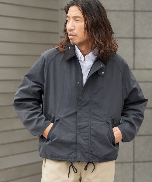 Barbour(バブアー)の「Barbour/バブアー transport nylon casual jacket トランスポート ナイロン ジャケット 2026年春夏春服 夏服(ナイロンジャケット・メンズ・ブラック/グリーン・36/38/40)」の15枚目の写真