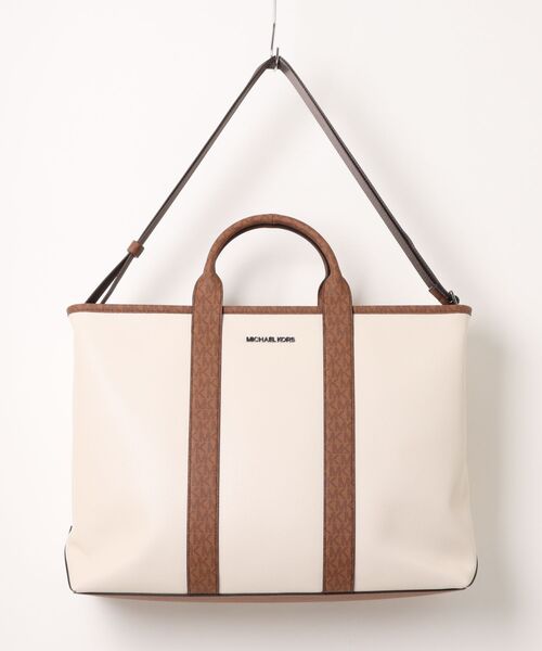 MICHAEL KORS(マイケルコース)の「COOPER ワイド トート(トートバッグ・メンズ・ベージュ系その他・FREE)」の1枚目の写真