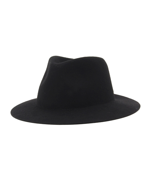 LBC(エルビーシー)の「フェルトツバ広中折れハット (ハット・レディース・ブラック・ONE SIZE)」の1枚目の写真