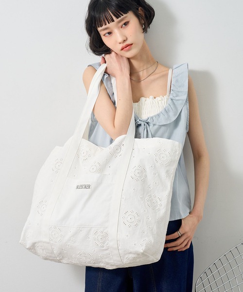 NOGLE(ノグル)の「【NOGLE select/ノグルセレクト】レースフラワーポケットトートバッグ(トートバッグ・レディース・アイボリー/ベージュ・FREE)」の12枚目の写真