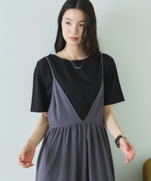 Doux archives（ドゥアルシーヴ）の「【吸湿透気】ボートネック半袖プルオーバー（Tシャツ/カットソー・レディース）」