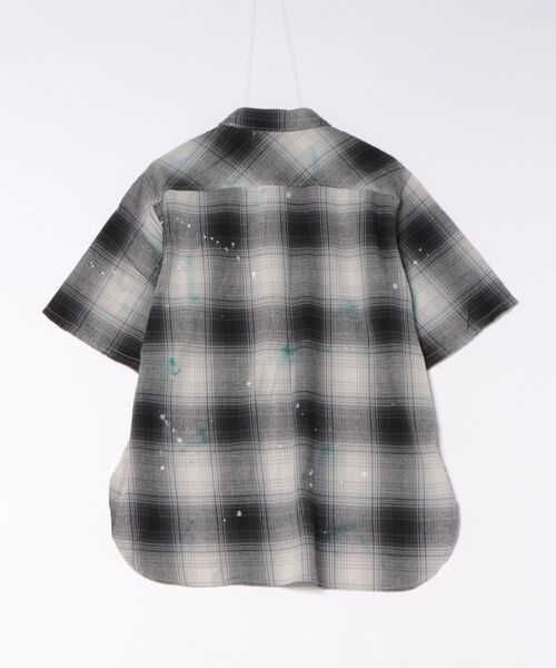 Universal Style Wear(ユニバーサルスタイルウェア)の「Universal Style Wear/ユニバーサルスタイルウェア Plaid damage shirt(シャツ/ブラウス・メンズ・ブルー/ブラック・X-LARGE/LARGE/MEDIUM)」の13枚目の写真