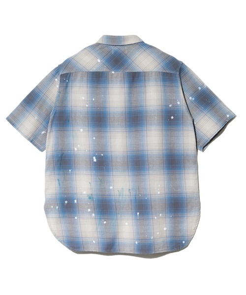 Universal Style Wear(ユニバーサルスタイルウェア)の「Universal Style Wear/ユニバーサルスタイルウェア Plaid damage shirt(シャツ/ブラウス・メンズ・ブルー/ブラック・X-LARGE/LARGE/MEDIUM)」の9枚目の写真