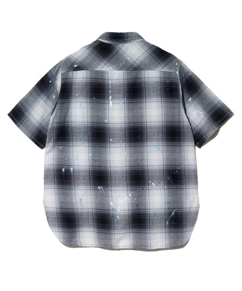 Universal Style Wear(ユニバーサルスタイルウェア)の「Universal Style Wear/ユニバーサルスタイルウェア Plaid damage shirt(シャツ/ブラウス・メンズ・ブルー/ブラック・X-LARGE/LARGE/MEDIUM)」の12枚目の写真