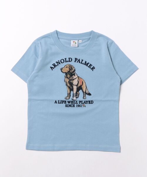 Arnold Palmer(アーノルドパーマー)の「アソート グラフィック Tシャツ(Tシャツ/カットソー・キッズ・ホワイト/サックスブルー/レッド・115cm/95cm/105cm/145cm/135cm/125cm)」の2枚目の写真
