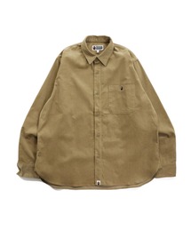 APE HEAD ONE POINT CORDUROY RELAXED FIT WORK SHIRT