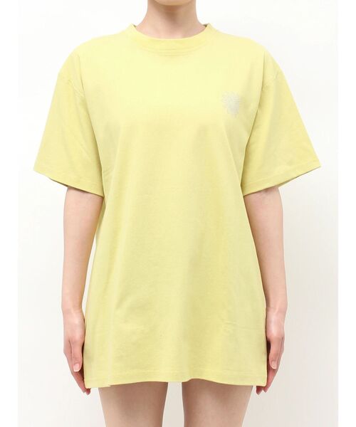EVRIS(エヴリス)の「ラインストーングラフィック BIG Tシャツ(Tシャツ/カットソー・レディース・ホワイト/イエロー/パープル/ブラック・FREE)」の19枚目の写真