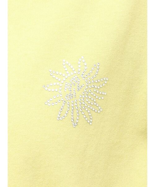 EVRIS(エヴリス)の「ラインストーングラフィック BIG Tシャツ(Tシャツ/カットソー・レディース・ホワイト/イエロー/パープル/ブラック・FREE)」の5枚目の写真