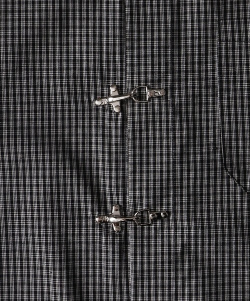 Art re A select(アトリエセレクト)の「【MADE IN KOREA】ファイヤーマンバックルチェックシャツ/FIREMAN BUCKLE CHECK SHIRT(シャツ/ブラウス・メンズ・ベージュ/ブラック・M/L)」の18枚目の写真
