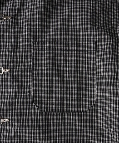 Art re A select(アトリエセレクト)の「【MADE IN KOREA】ファイヤーマンバックルチェックシャツ/FIREMAN BUCKLE CHECK SHIRT(シャツ/ブラウス・メンズ・ベージュ/ブラック・M/L)」の14枚目の写真